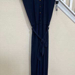 Lauren Ralph Lauren Navy Jumpsuit Size Small NWT